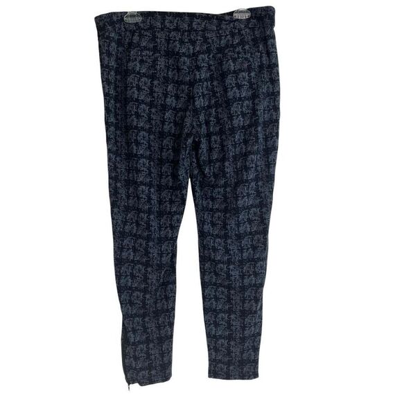 Betabrand Womens Shibori Print Straight Leg Yoga Dress Pants Black Gray Size XL - Picture 2 of 15